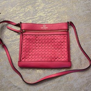 Kate Spade Hot pink over the shoulder purse